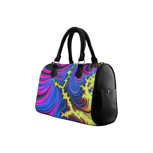 gorgeous Fractal 176 B by JamColors Boston Handbag (Model 1621)