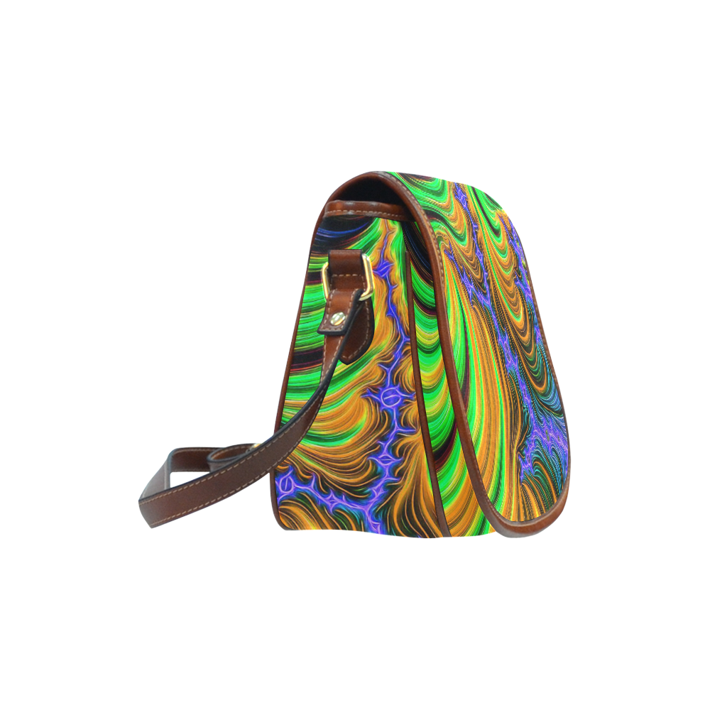 gorgeous Fractal 176 C by JamColors Saddle Bag/Small (Model 1649) Full Customization