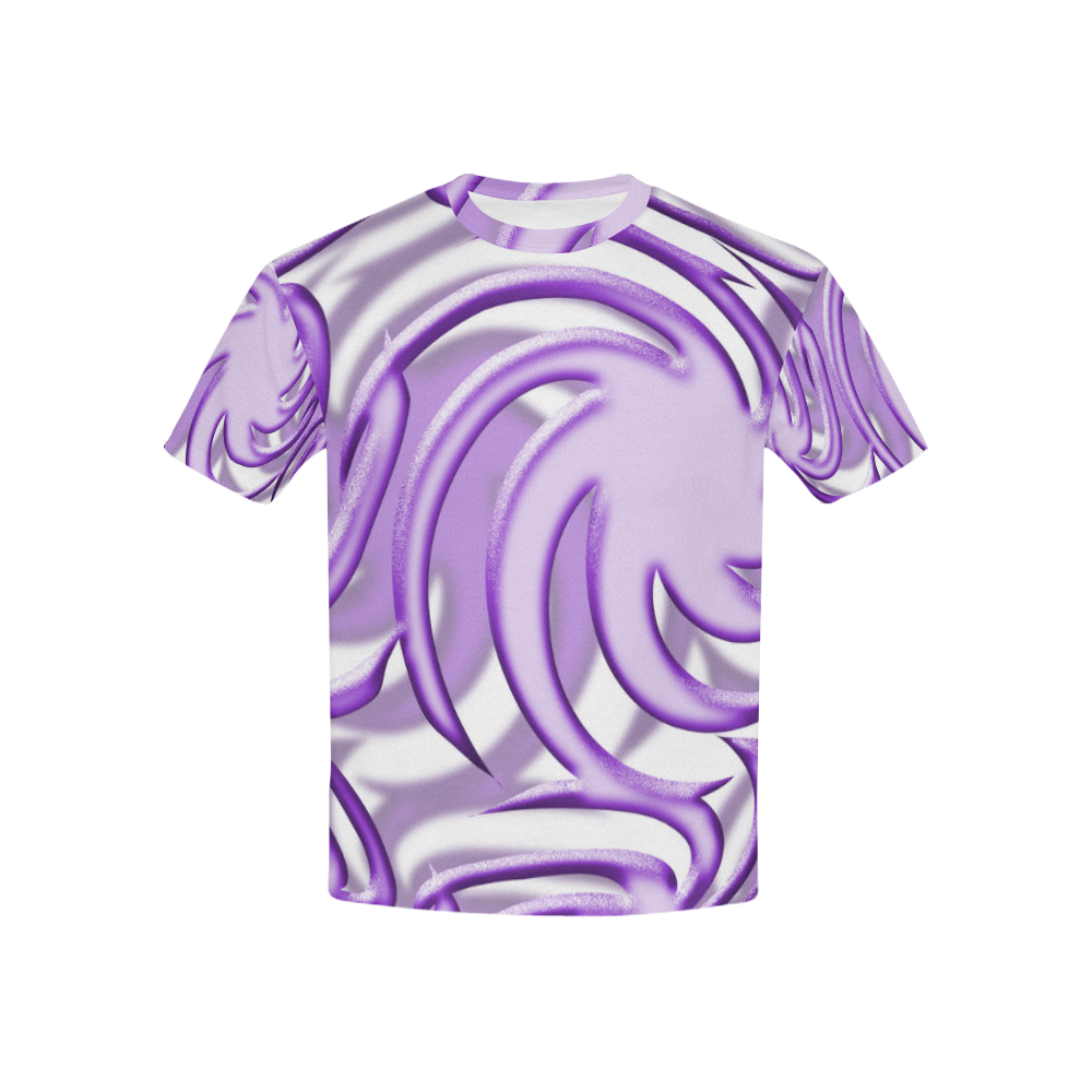 3-D Lilac Ball Kids' All Over Print T-shirt (USA Size) (Model T40)