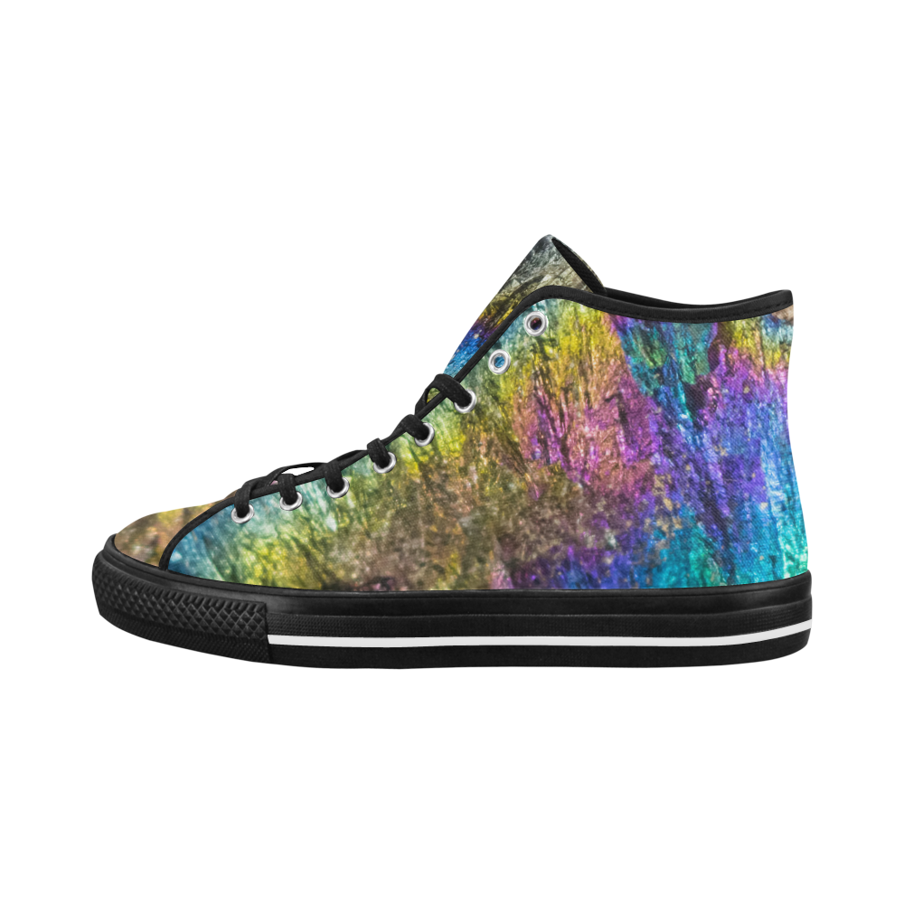 Colorful stone texture Vancouver H Men's Canvas Shoes (1013-1)