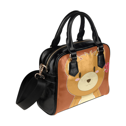 Love My Mama Bear Shoulder Handbag (Model 1634)