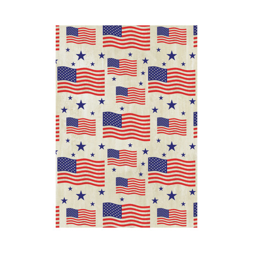 Flag Of The USA grungy style Pattern Garden Flag 28''x40'' （Without Flagpole）