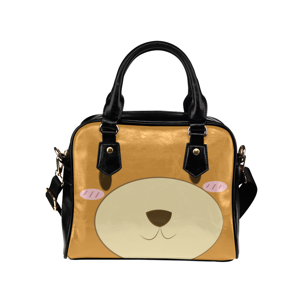 Love My Mama Bear Shoulder Handbag (Model 1634)