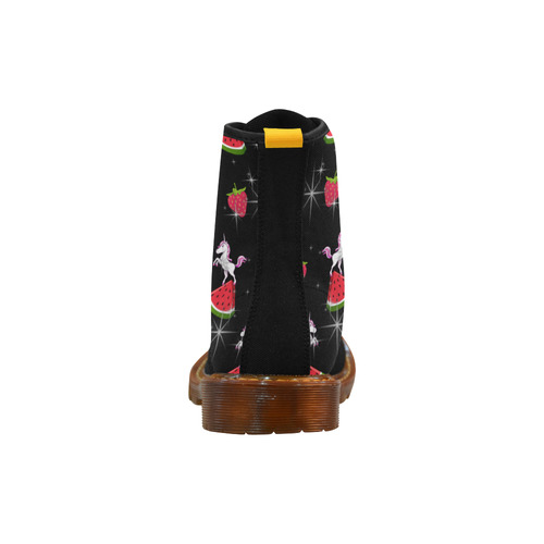 unicorns and watermelons Martin Boots For Women Model 1203H