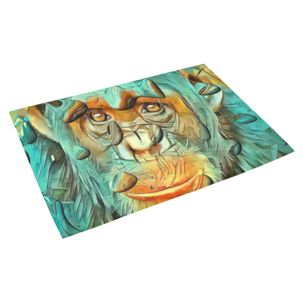 Monkey by Nico Bielow Azalea Doormat 30" x 18" (Sponge Material)