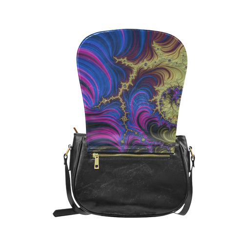 gorgeous Fractal 177 C by JamColors Classic Saddle Bag/Small (Model 1648)