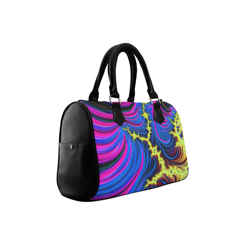 gorgeous Fractal 176 B by JamColors Boston Handbag (Model 1621)