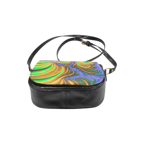 gorgeous Fractal 176 C by JamColors Classic Saddle Bag/Small (Model 1648)
