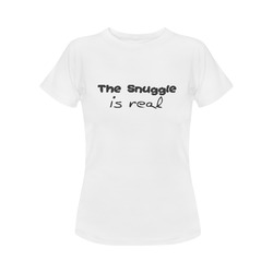 The snuggle is real Women's Classic T-Shirt (Model T17）