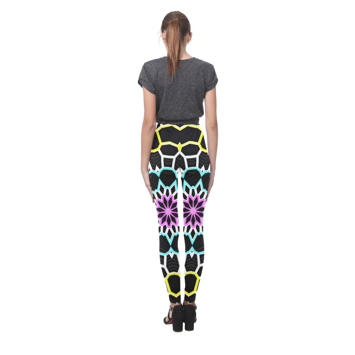 Live Line Mandala Cassandra Women's Leggings (Model L01)