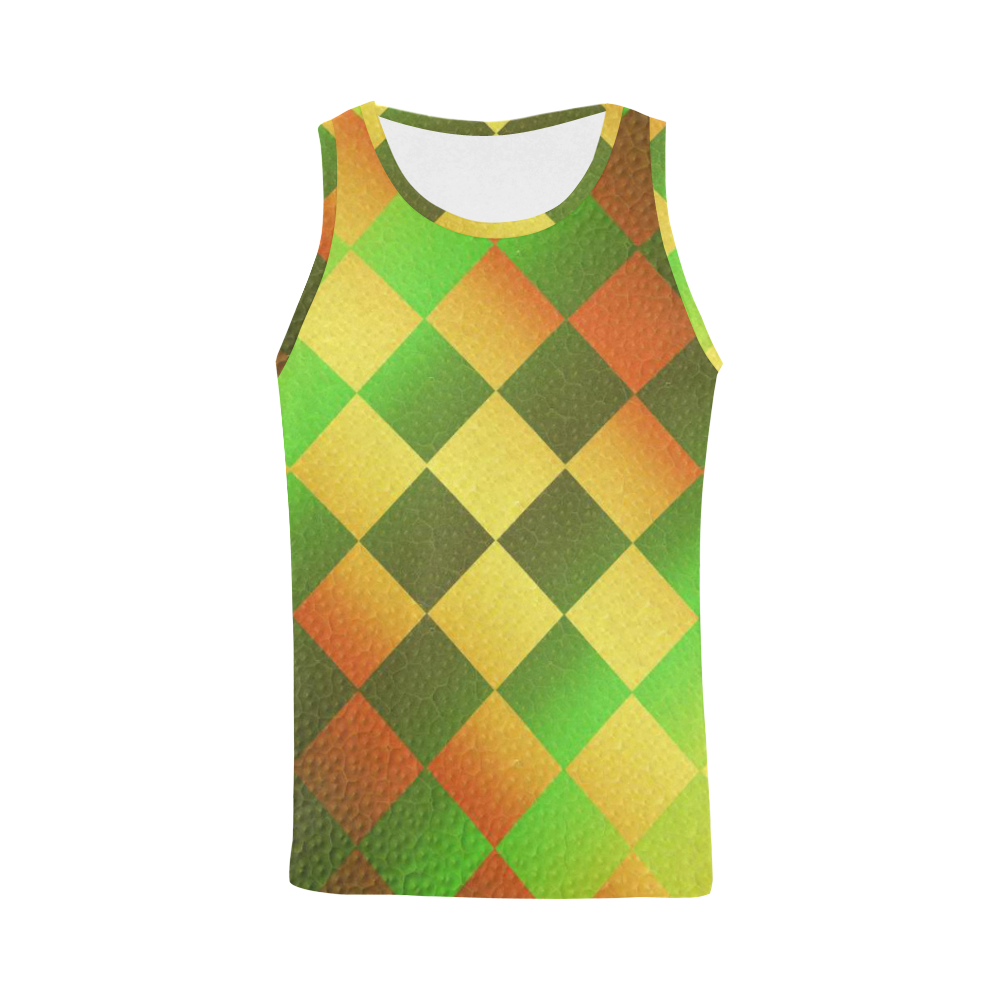 Easter Square All Over Print Tank Top for Men (Model T43)