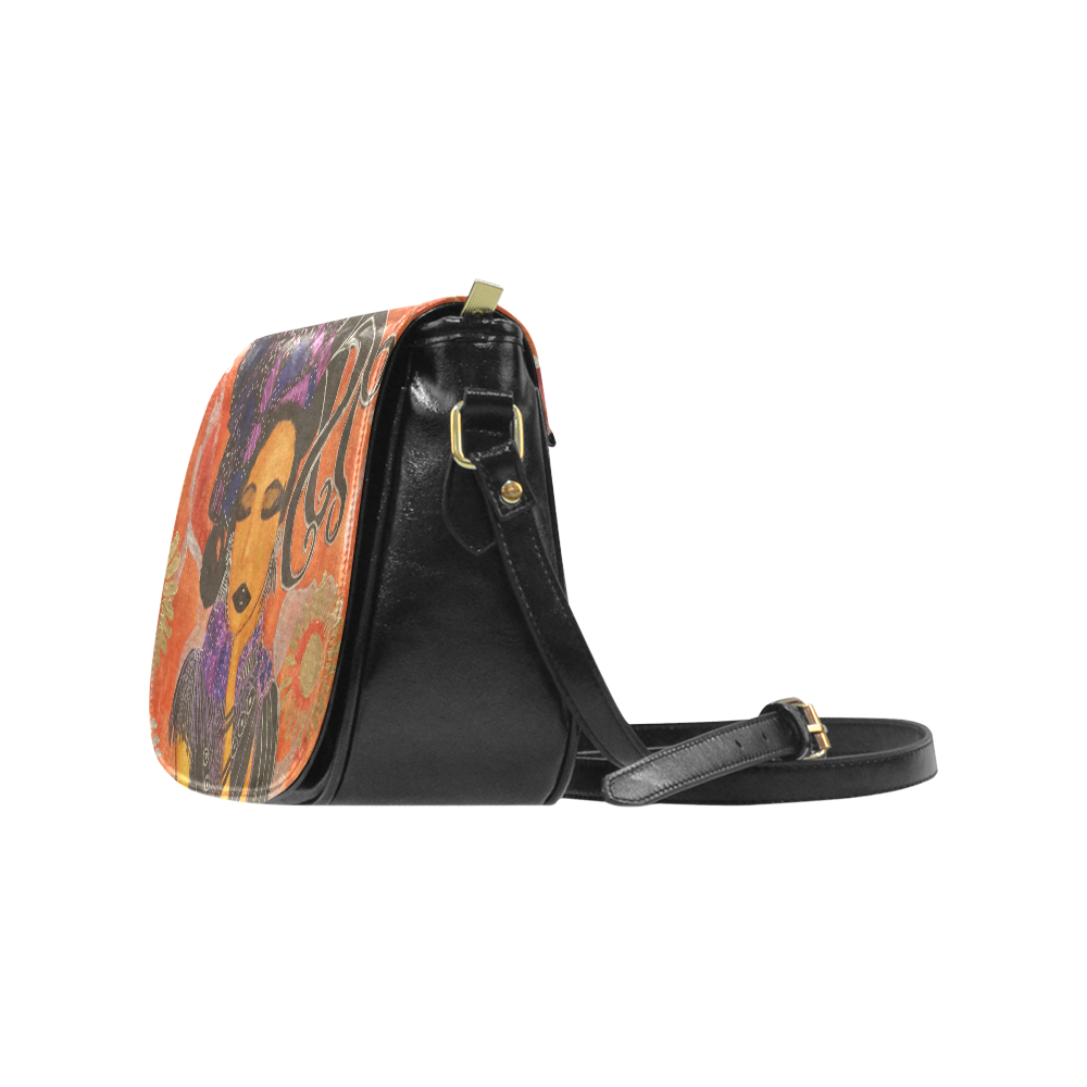 Contemplating Change Classic Saddle Bag/Small (Model 1648)
