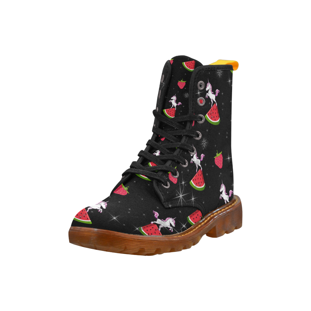 unicorns and watermelons Martin Boots For Women Model 1203H