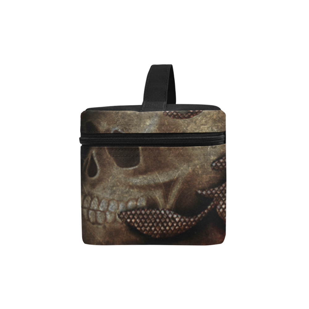 The crow with skulls Cosmetic Bag/Large (Model 1658)