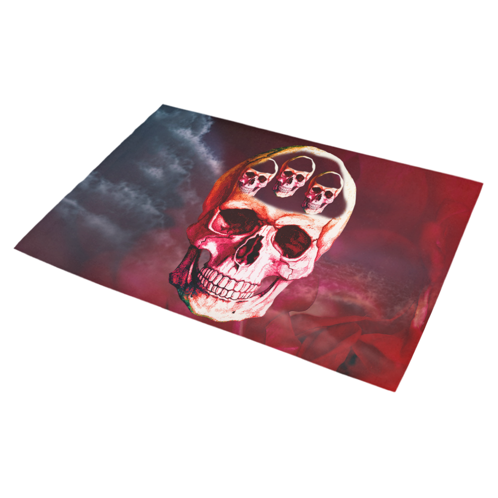 Funny Skulls Azalea Doormat 30" x 18" (Sponge Material)