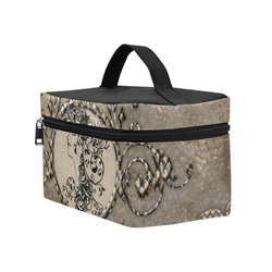 Elegant floral design Cosmetic Bag/Large (Model 1658)