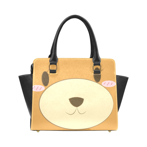 Love My Mama Bear Rivet Shoulder Handbag (Model 1645)