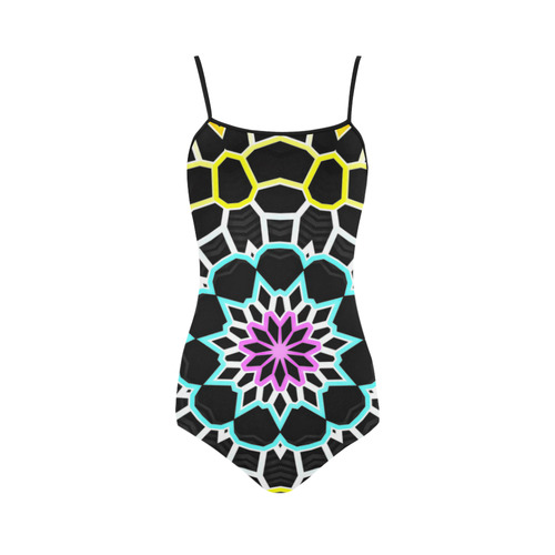 Live Line Mandala Strap Swimsuit ( Model S05)