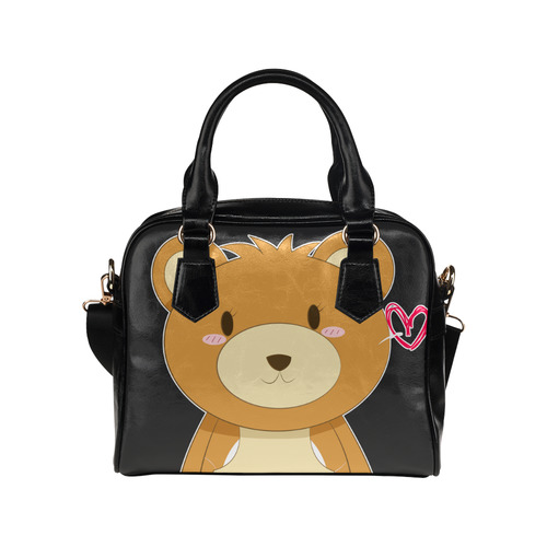 Love My Mama Bear Shoulder Handbag (Model 1634)