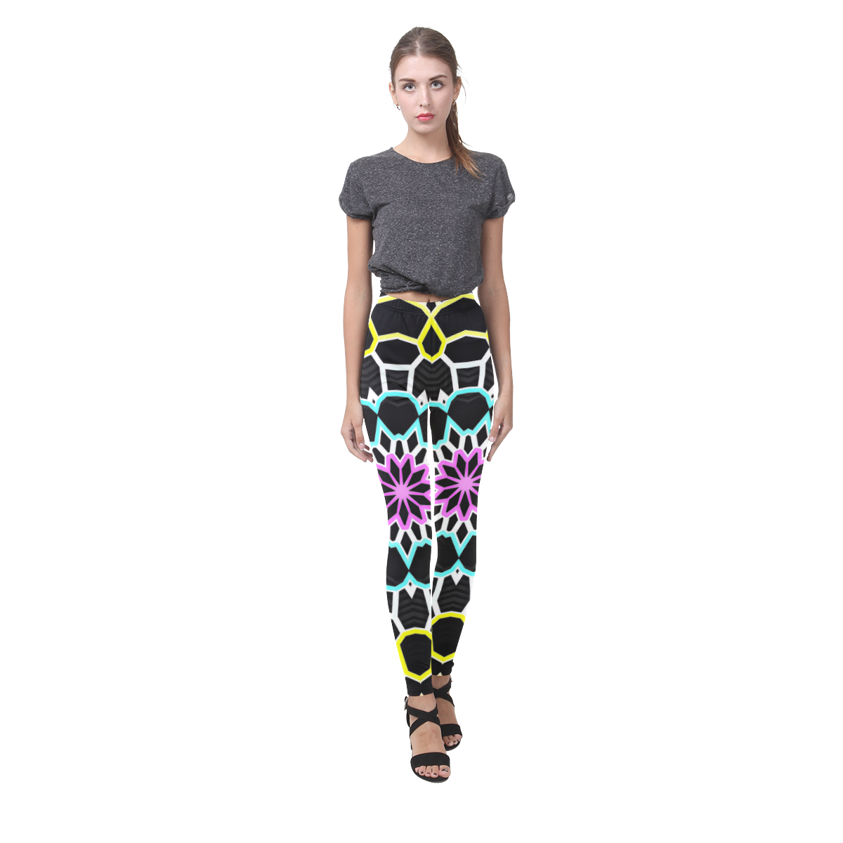 Live Line Mandala Cassandra Women's Leggings (Model L01)