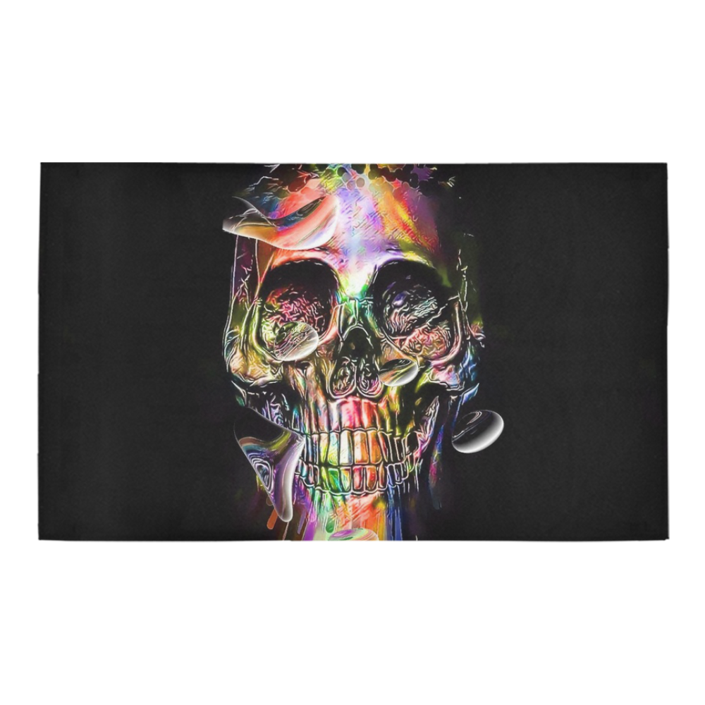 A Skull by Nico Bielow Azalea Doormat 30" x 18" (Sponge Material)