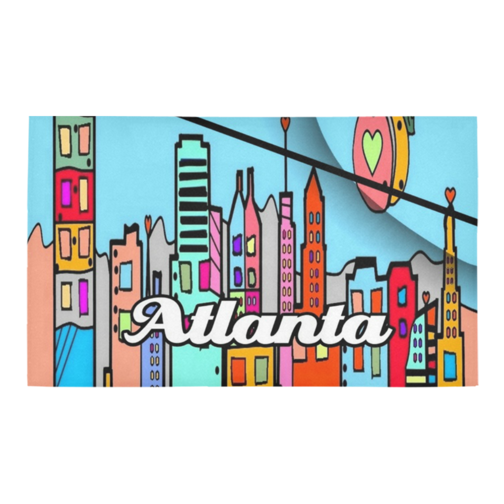 Atlanta by Nico Bielow Azalea Doormat 30" x 18" (Sponge Material)