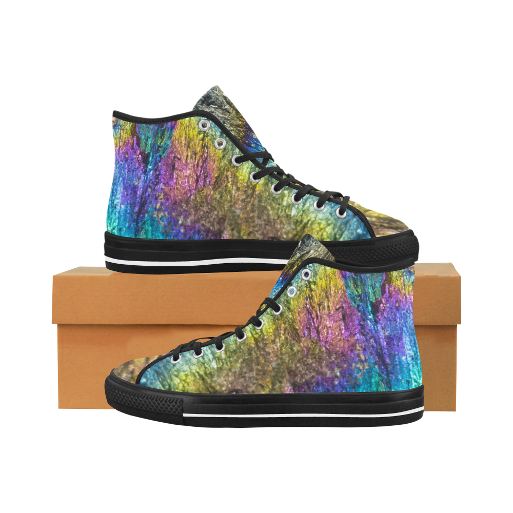 Colorful stone texture Vancouver H Men's Canvas Shoes (1013-1)