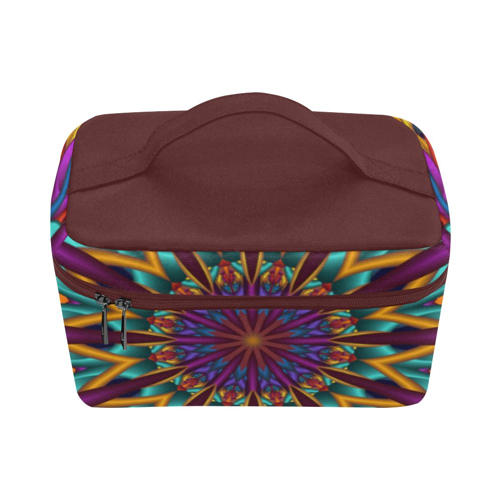 Amazing colors fractal mandala Lunch Bag/Large (Model 1658)