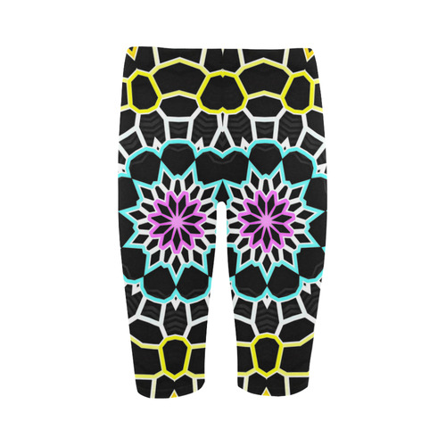 Live Line Mandala Hestia Cropped Leggings (Model L03)