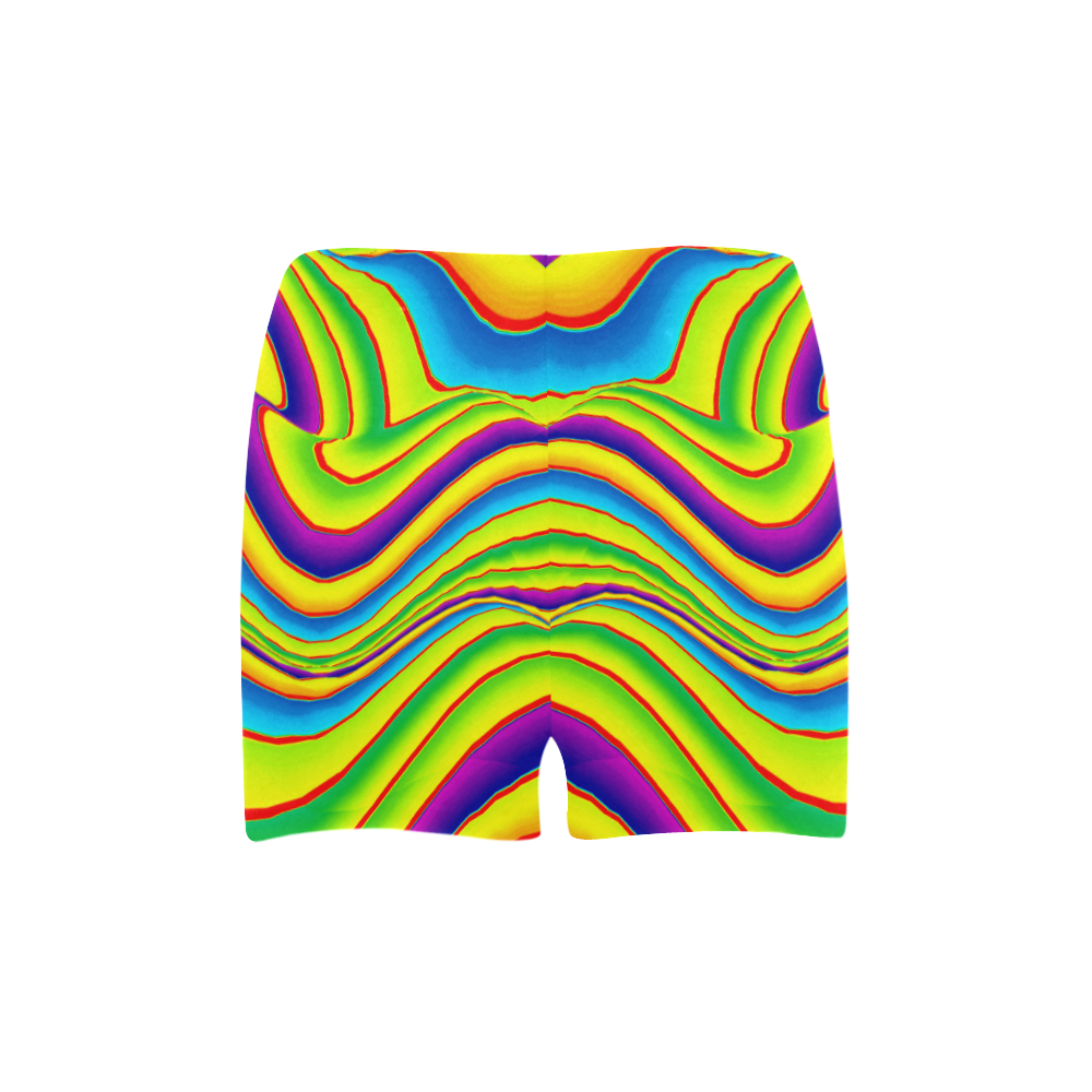 Summer Wave Colors Briseis Skinny Shorts (Model L04)