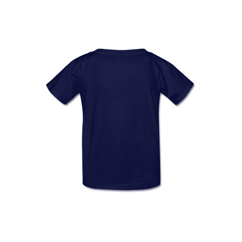Spin Squad gray on navy Kid's  Classic T-shirt (Model T22)