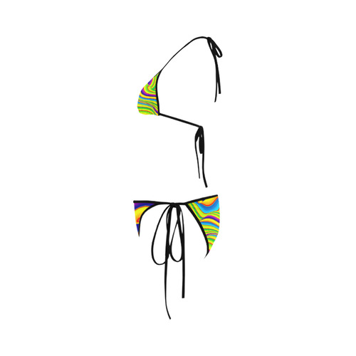 Summer Wave Colors Custom Bikini Swimsuit