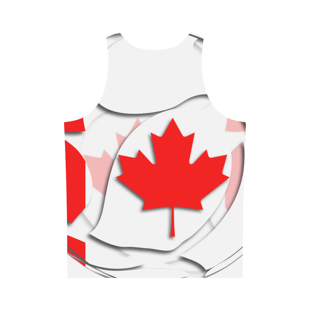 Flag of Canada All Over Print Tank Top for Men (Model T43)
