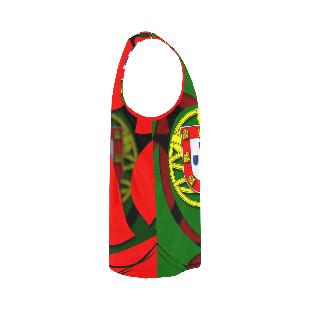 The Flag of Portugal All Over Print Tank Top for Men (Model T43)