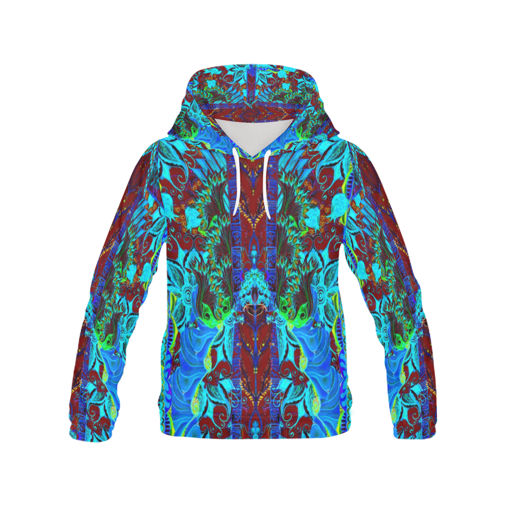love and prosperity -13 v All Over Print Hoodie for Women (USA Size) (Model H13)