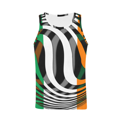 The Flag of Ireland All Over Print Tank Top for Men (Model T43)