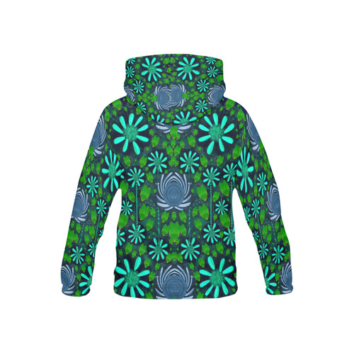 Strawberry fantasy flowers in a fantasy landscape All Over Print Hoodie for Kid (USA Size) (Model H13)
