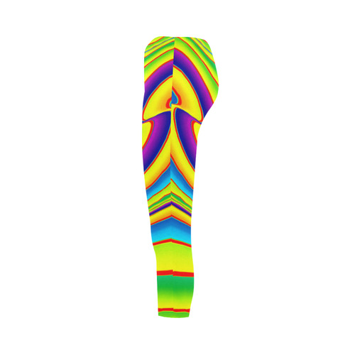 Summer Wave Colors Capri Legging (Model L02)