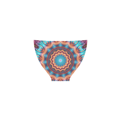 Blue Feather Mandala Custom Bikini Swimsuit