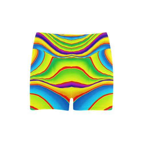 Summer Wave Colors Briseis Skinny Shorts (Model L04)
