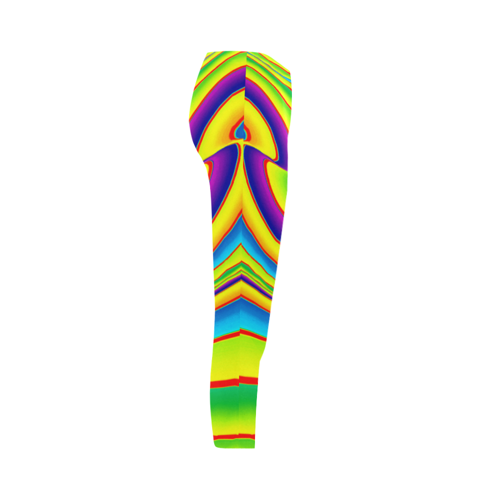 Summer Wave Colors Capri Legging (Model L02)