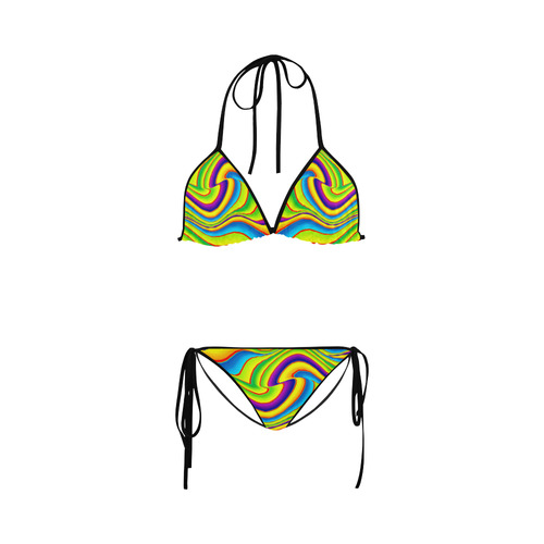 Summer Wave Colors Custom Bikini Swimsuit