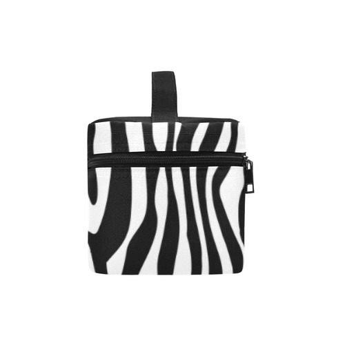 Zebra Stripes Pattern - Black Clear Lunch Bag/Large (Model 1658)