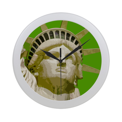 Liberty20170208_by_JAMColors Circular Plastic Wall clock