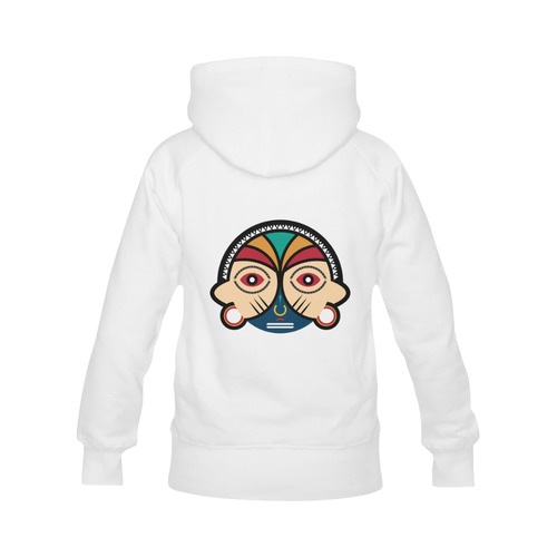 Round Tribal Mask Men's Classic Hoodie (Remake) (Model H10)