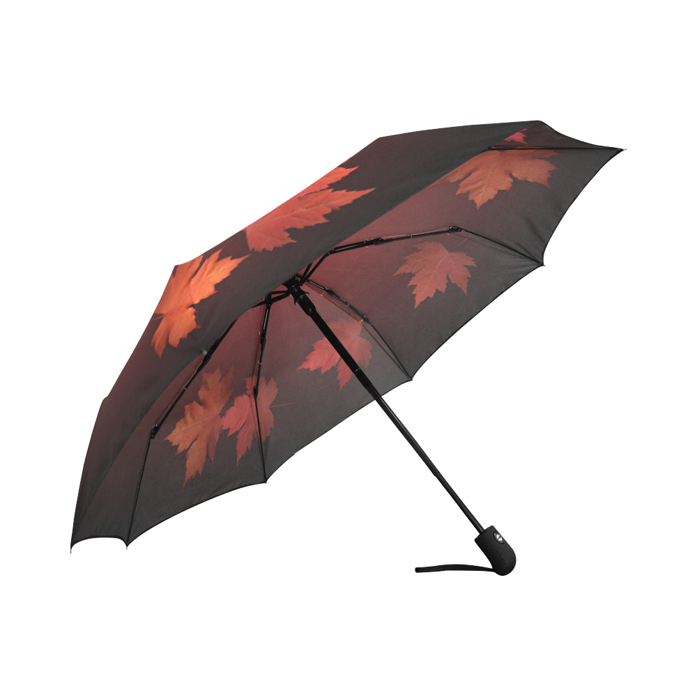 Autumn Leaves Umbrellas Canada Maple Leaf Gifts Auto-Foldable Umbrella (Model U04)