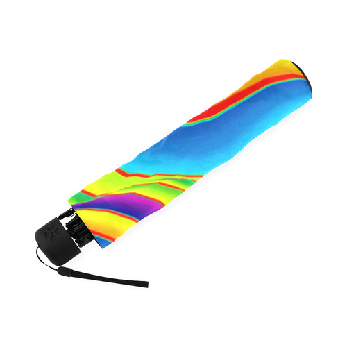 Summer Wave Colors Foldable Umbrella (Model U01)