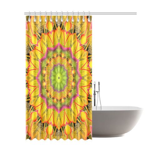 Beach Grass Golden Red Foliage Abstract Fall Days Shower Curtain 69"x84"