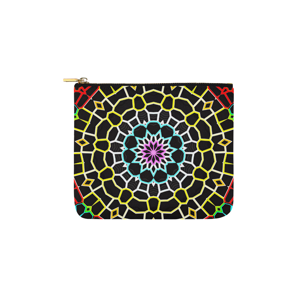 Live Line Mandala Carry-All Pouch 6''x5''