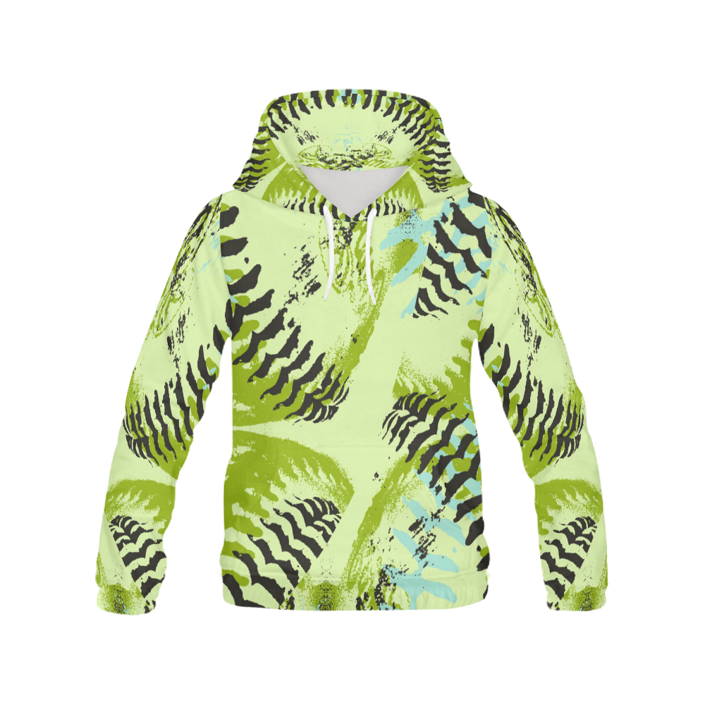 Allstar All Over Print Hoodie for Women (USA Size) (Model H13)